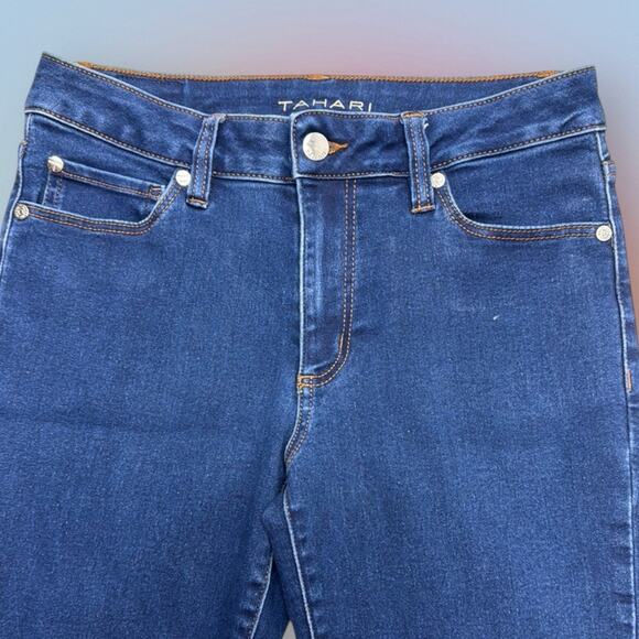 TAHARI Women’s 6/28 Skinny Ankle Blue Jeans - Picture 1 of 4